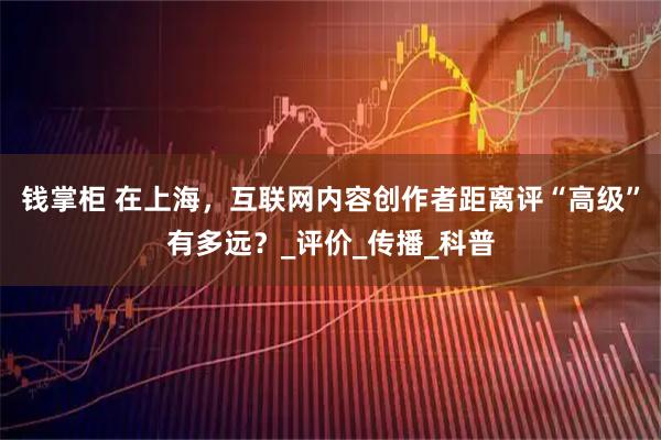 钱掌柜 在上海，互联网内容创作者距离评“高级”有多远？_评价_传播_科普