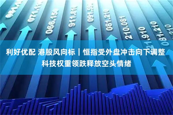 利好优配 港股风向标｜恒指受外盘冲击向下调整 科技权重领跌释放空头情绪